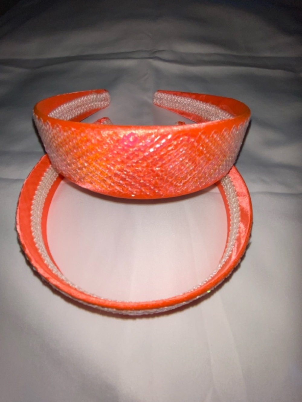 1-Vibrant Orange Padded Headband